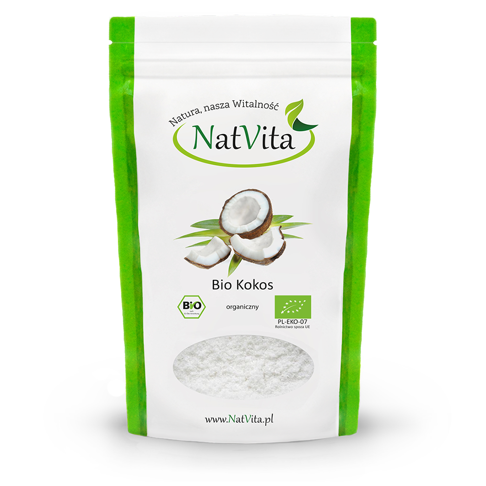 Mąka kokosowa bio 300g NatVita