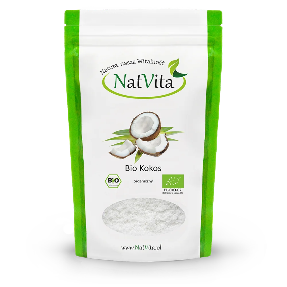 Mąka kokosowa bio 300g NatVita