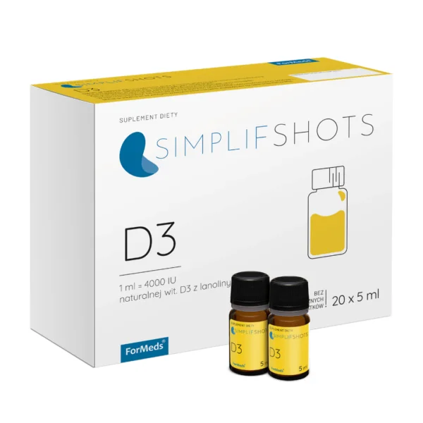 Witamina D-3 4000IU - SIMPLIFSHOT - FORMEDS - obrazek 3
