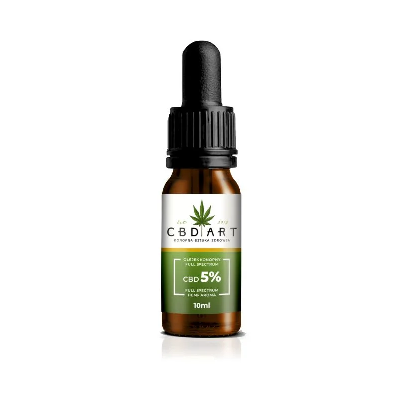 OLEJEK KONOPNY CBD ART 5% 10 ML (EKSTRAKCJA ALKOHOLOWA)