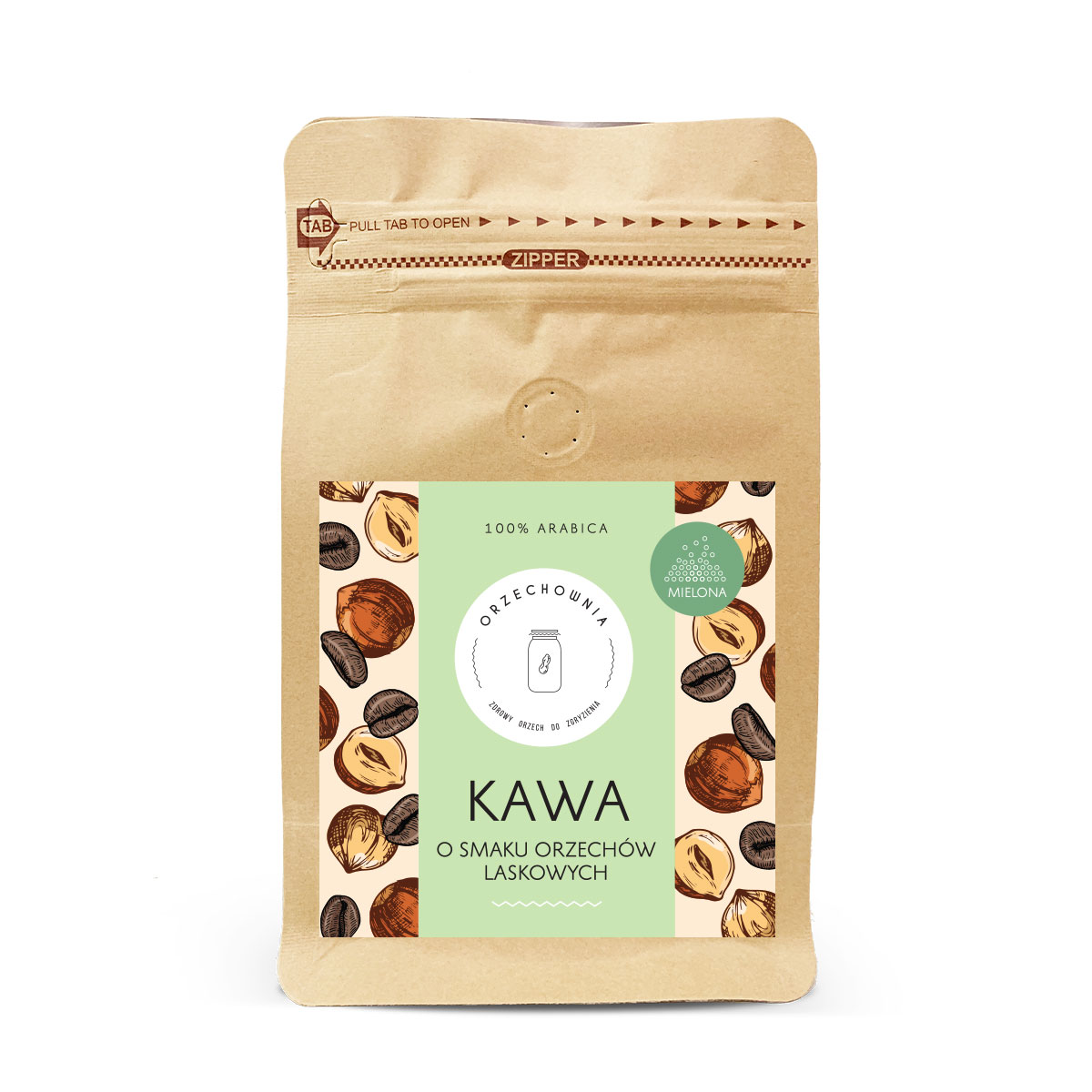 Kawa o smaku orzechów laskowych mielona 200 g
