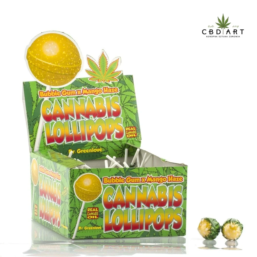 Lizak BUBBLEGUM i MANGO HAZE - CBD ART