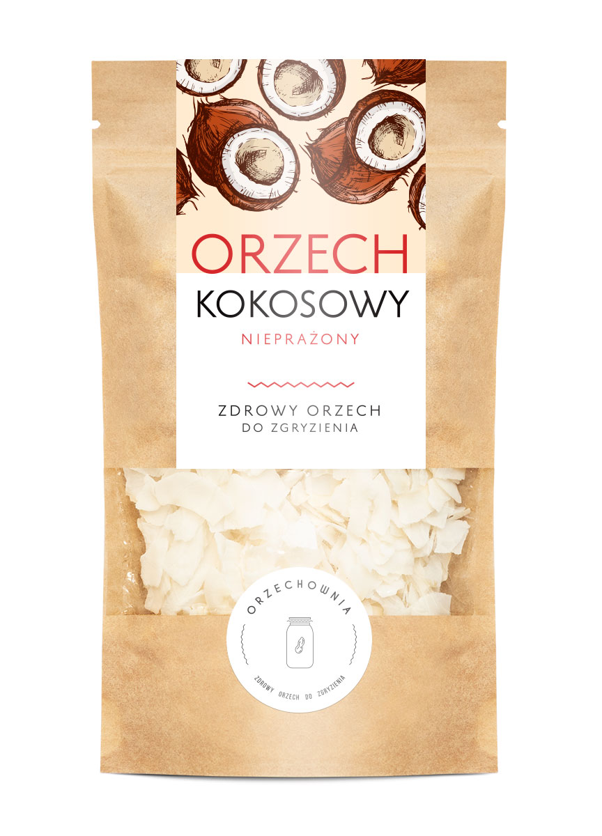 Orzech kokosowy nieprażony 100 g
