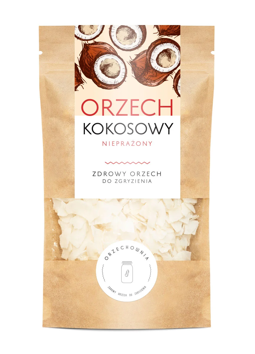 Orzech kokosowy nieprażony 100 g