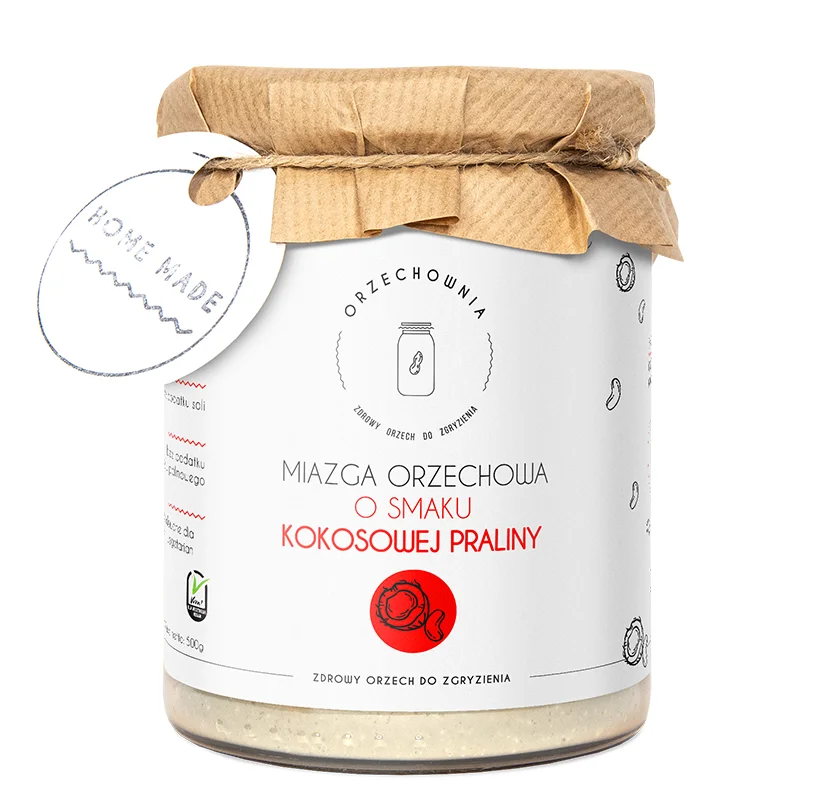 masło kokosowe o smaku praliny kokosowej 500 g