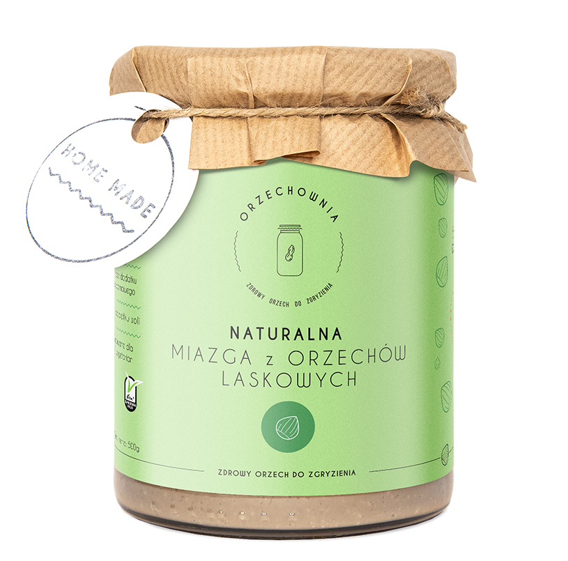 Miazga z orzechów laskowych 100% 500 g