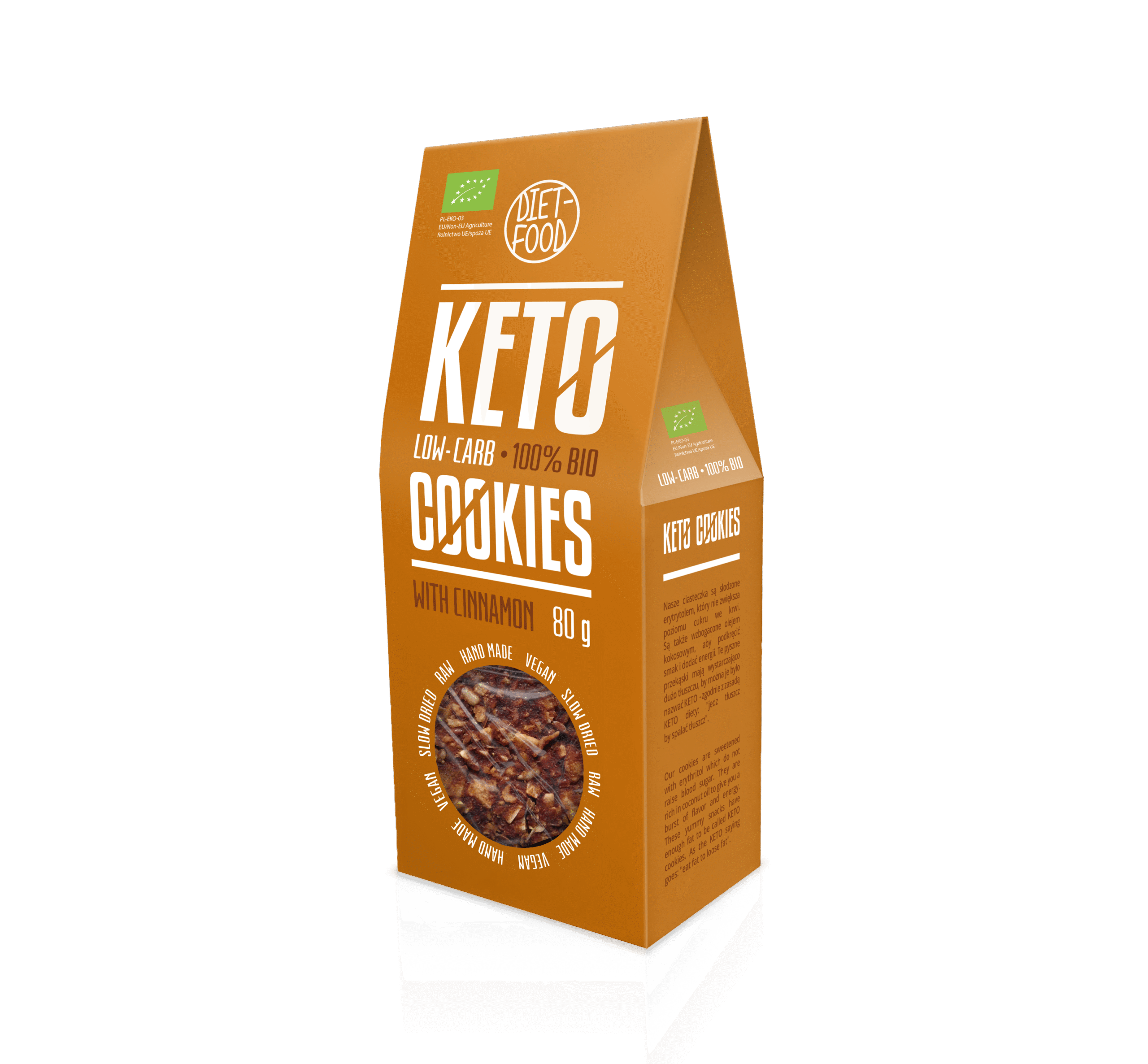 Ciasteczka keto z cynamonem 80 g