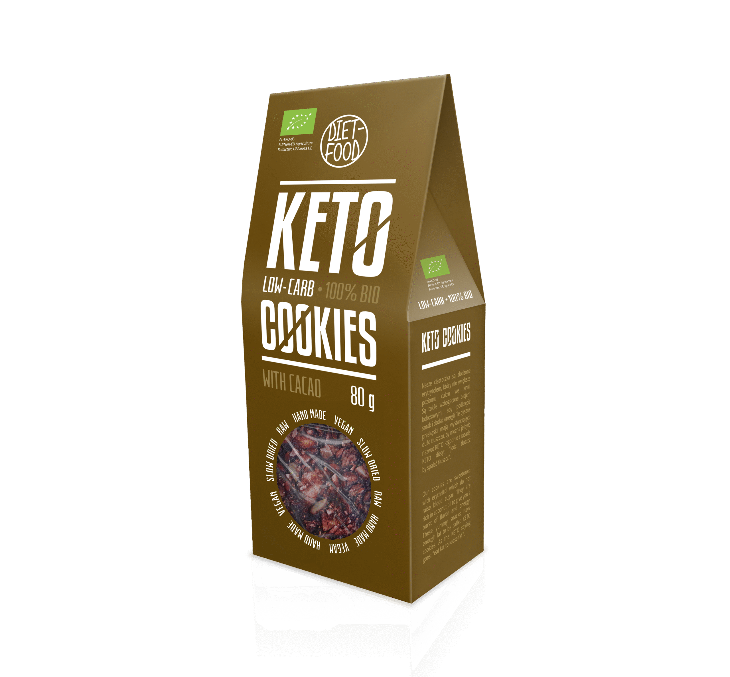 Ciasteczka keto z kakao